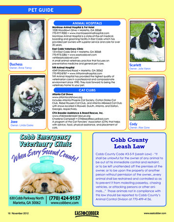 Cobb Emergency Cobb County Veterinary Clinic Leash Law