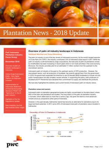 Plantation News - 2018 Update - PwC