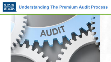 Understanding The Premium Audit Process - State Compensation Insurance Fund