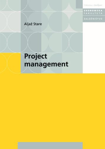 Project Management - Uni-lj.si