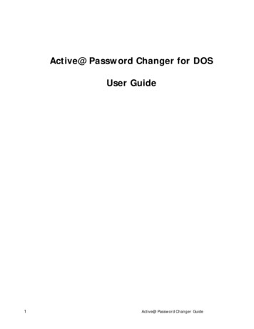 Active@ KillDisk User Guide - Password Changer