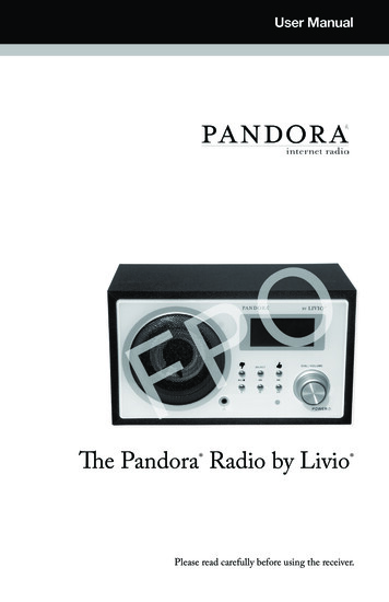 The Pandora Radio By Livio - User Manual Search Engine