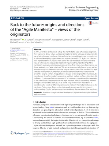 RESEARCH OpenAccess Backtothefuture:originsanddirections . - SpringerOpen