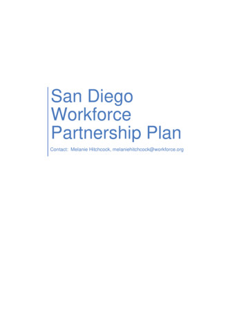 San Diego Workforce Partnership Plan