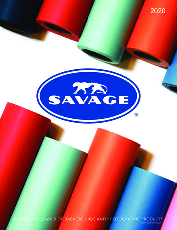 WORLDWIDE LEADER OF BACKGROUNDS AND PHOTOGRAPHIC . - Savage Universal