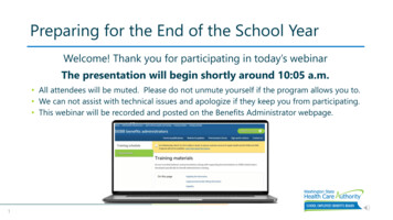 Preparing For The End Of The School Year - Hca.wa.gov