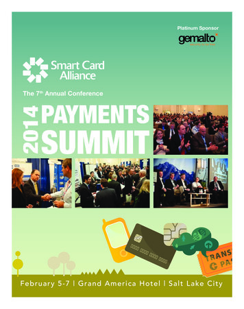 Th Annual Conference 2014 PAYMENTS SUMMIT