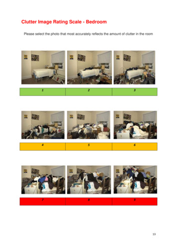 Clutter Image Rating Scale - Bedroom - Mental Health Training