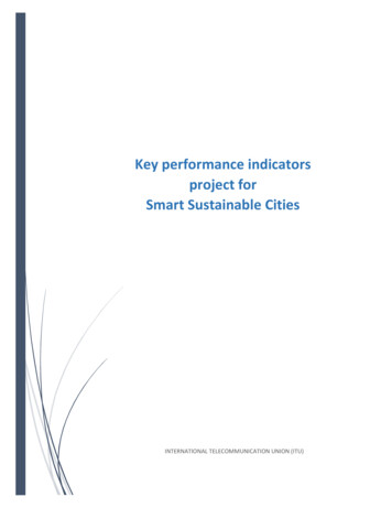 Key Performance Indicators Project For Smart Sustainable Cities