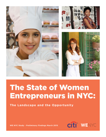 The State Of Women Entrepreneurs In NYC - New York City