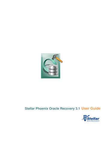 Stellar Phoenix Oracle Recovery - Dataprix