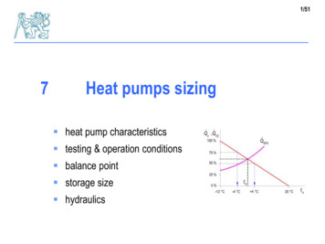 7 Heat Pumps Sizing - Cvut.cz