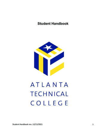 Student Handbook - Atlanta Technical College
