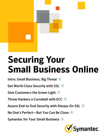 Securing Your Small Business Online