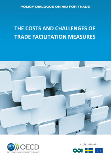 The Costs And Challenges Of Trade Facilitation Measures