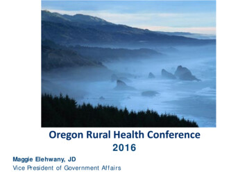 Oregon Rural Health Conference