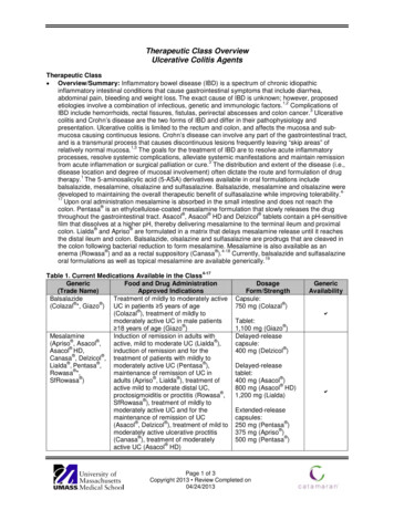 Therapeutic Class Overview Ulcerative Colitis Agents - Nevada