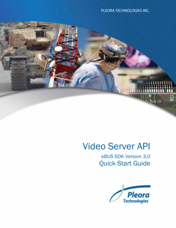 Video Server API - Amazon Web Services, Inc.