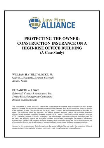 Protecting The Owner: Construction Insurance On A High-rise Office Building