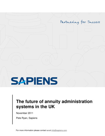 The Future Of Annuity Administration Systems In The UK