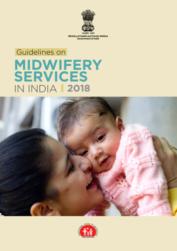 Guidelines On MIDWIFERY SERVICES - Indian Nursing Council