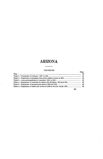 ARIZONA - Census.gov