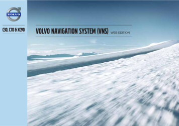 C30, C70 & Xc90 Volvo Navigation System (Vns)