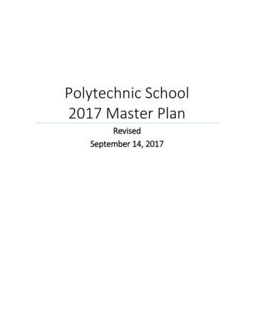 Polytechnic School 2017 Master Plan - Pasadena, California