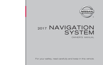 2017 NAVIGATION SYSTEM - Nissan