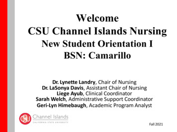 Welcome CSU Channel Islands Nursing - Nursing Program