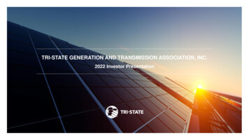 Tri-state Generation And Transmission Association, Inc.
