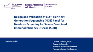 Design And Validation Of A 2nd Tier Next Generation Sequencing (NGS .