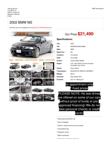 2002 BMW M3 Burbank, California MDK International