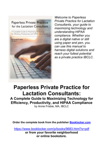 Paperless Private Practice For Lactation Consultants