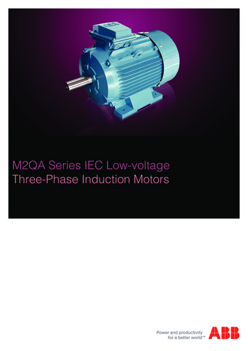 M2QA Series IEC Low-voltage Three-Phase Induction Motors