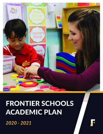 Frontier Schools Academic Plan
