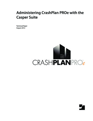 Administering CrashPlan PROe With The Casper Suite - Jamf