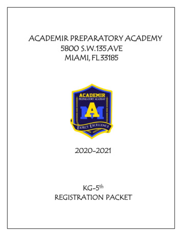 Academir Preparatory Academy 5800 S.w.135 Ave