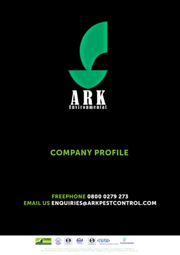 Company Profile - Ark Pest Control