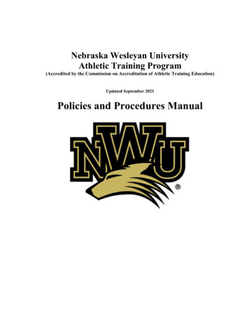 Nebraska Wesleyan University Athletic Training Program