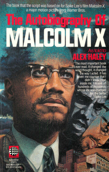 The Autobiography Of Malcolm X - THE YOUNG TREPS