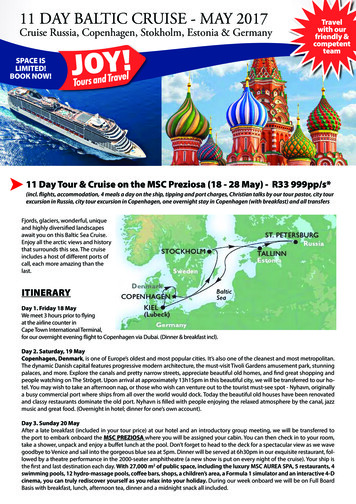 11 DAY BALTIC CRUISE - MAY 2017 Travel Cruise Russia, Copenhagen .