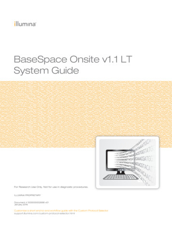 BaseSpace Onsite V1.1 LT System Guide