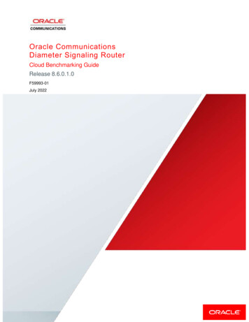 Oracle Communications Diameter Signaling Router