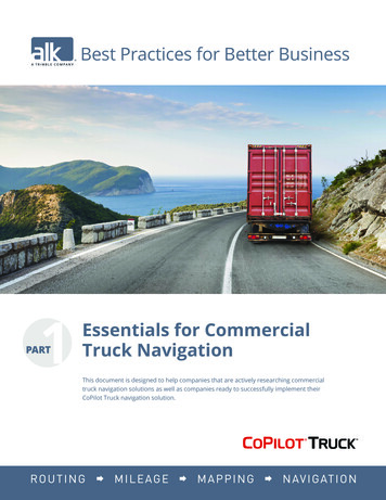 Essentials For Commercial Truck Navigation