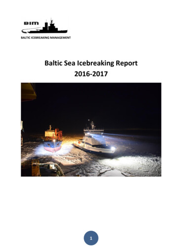 Baltic Sea Icebreaking Report 2016-2017