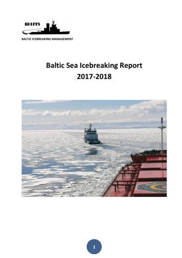 Baltic Sea Icebreaking Report 2017-2018