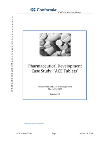 Pharmaceutical Development Case Study: 