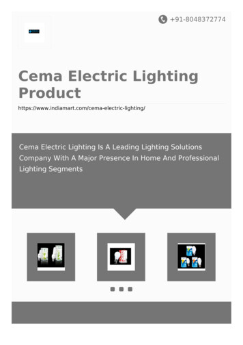 Cema Electric Lighting Product