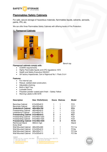 Flammables Safety Cabinets